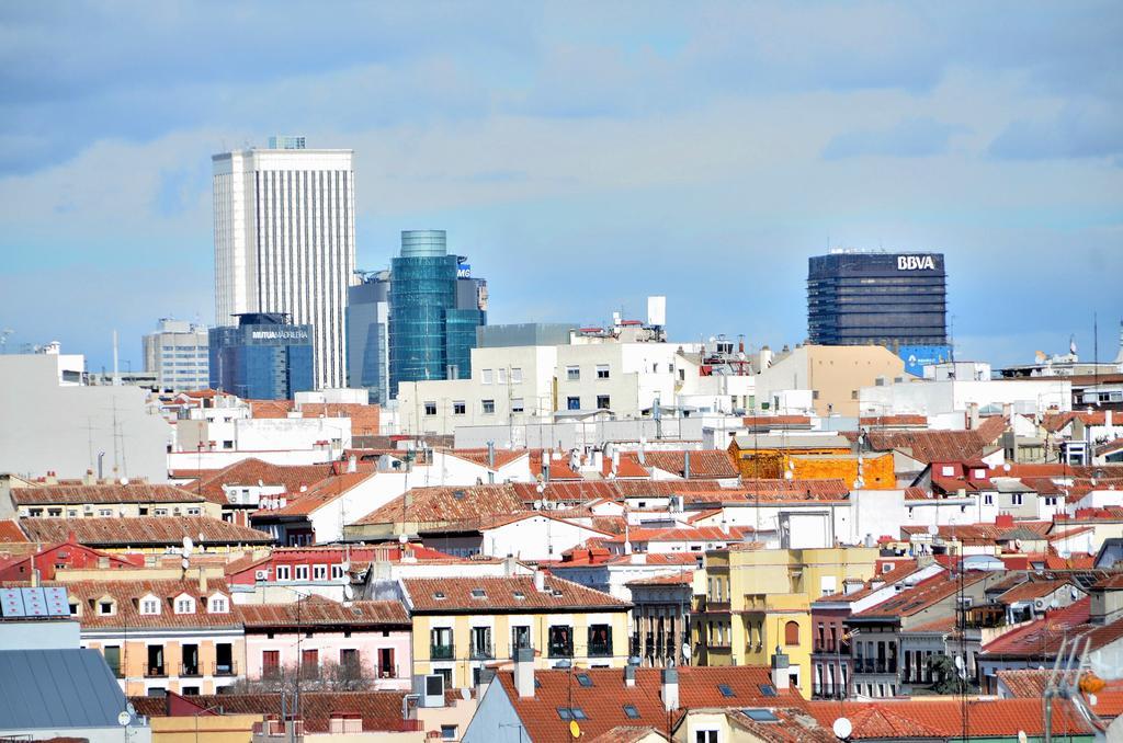 Hospedaje Romero Gran Via Madrid Bagian luar foto